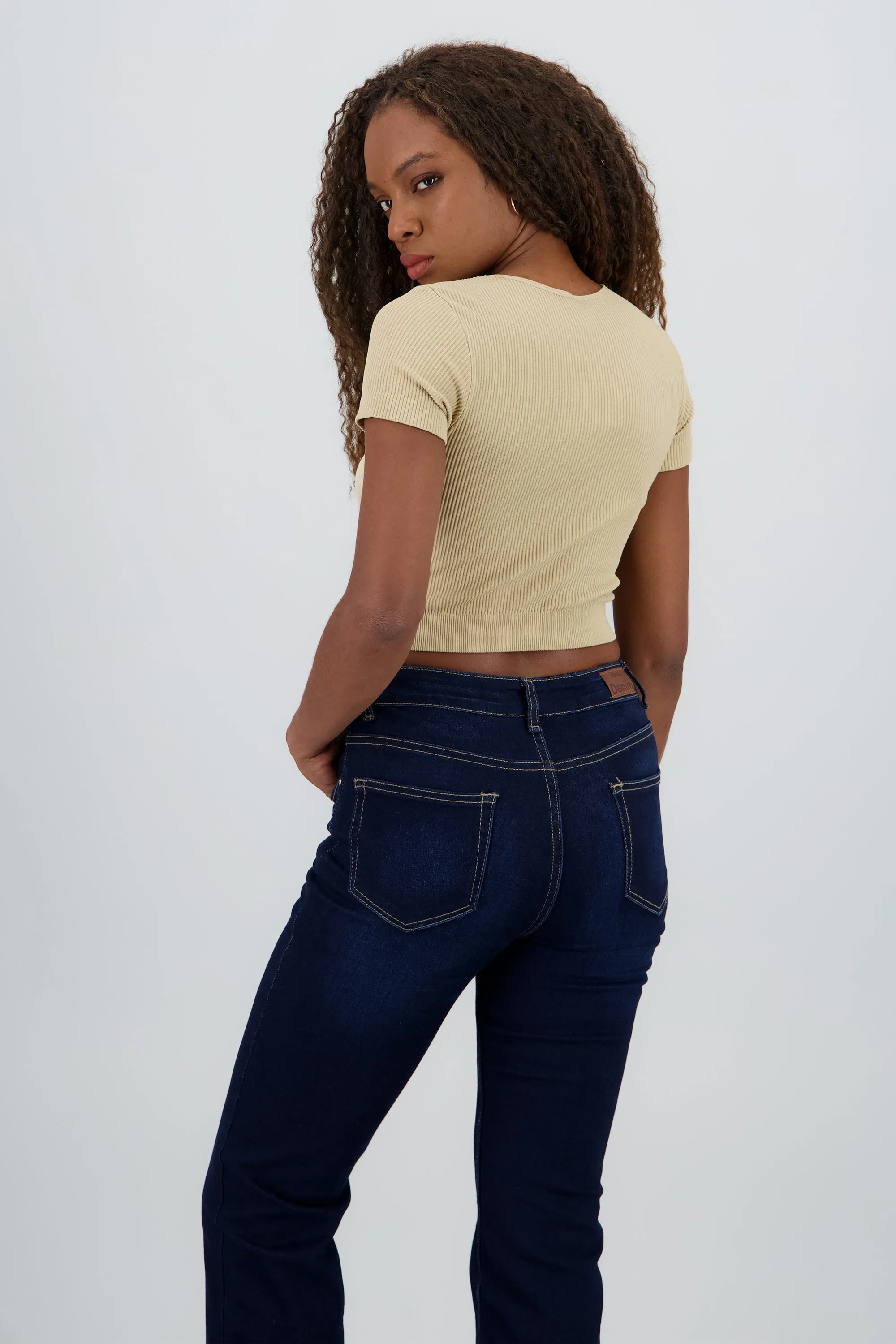 Top corto rib manga corta sold by Shasa product image thumbnail 4