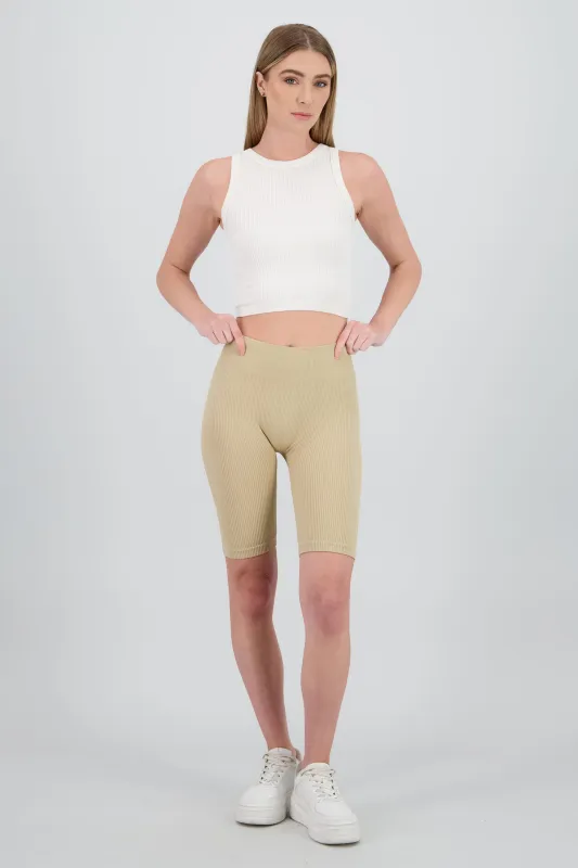 Shorts bikers lisos rib sold by Shasa