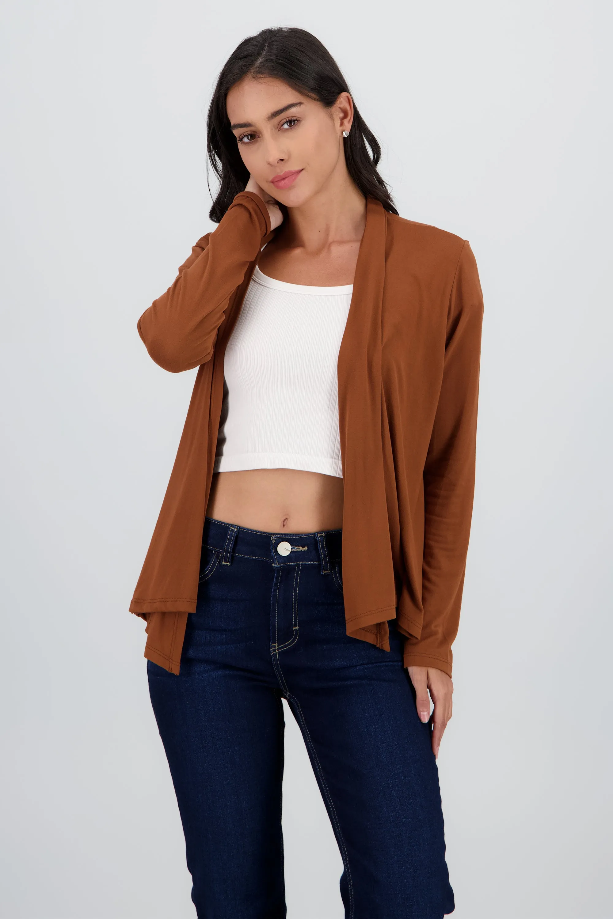 Cardigan corto manga larga sold by Shasa