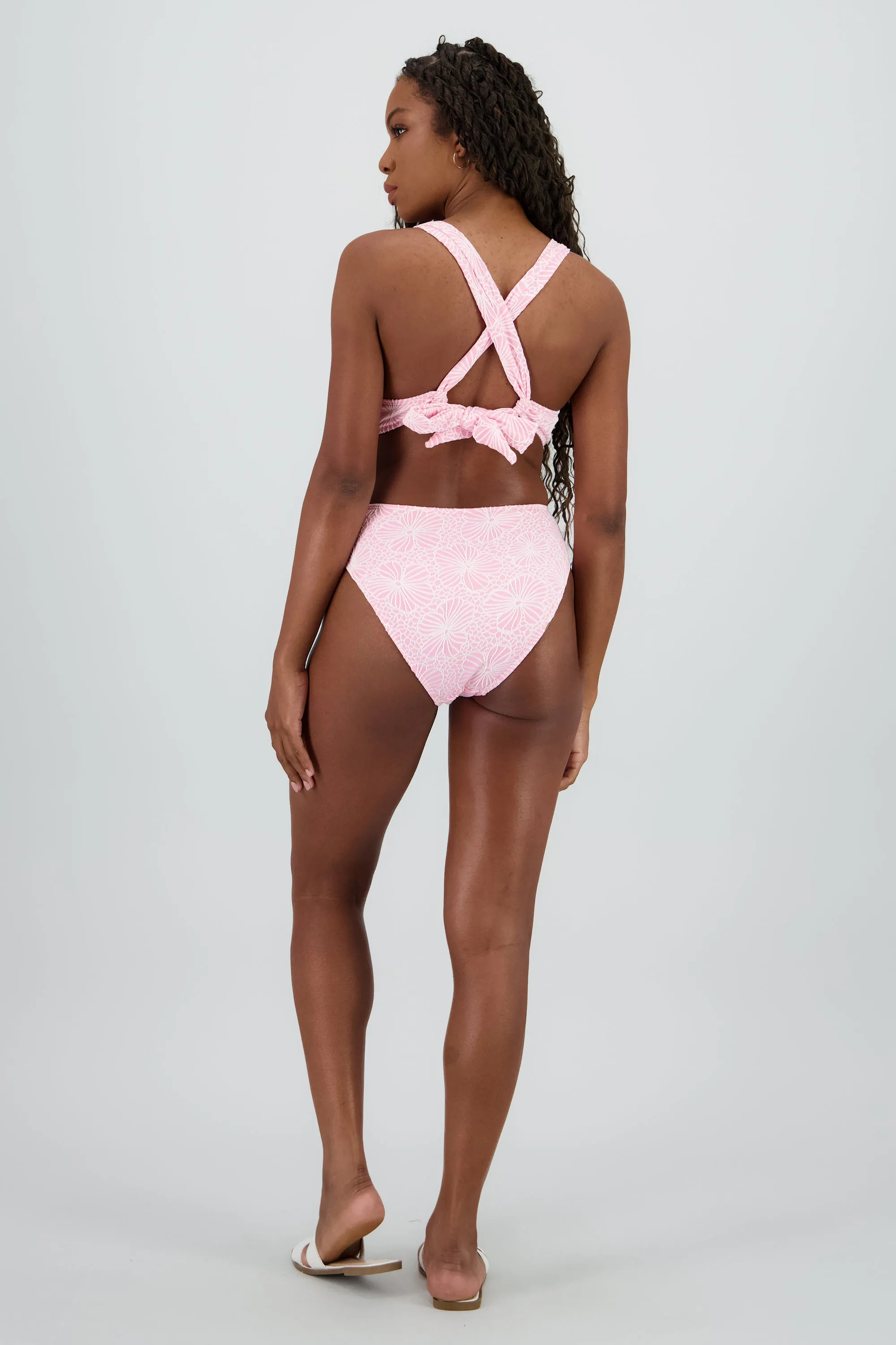 Traje baño textura flores espalda abierta sold by Shasa product image thumbnail 4