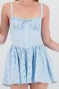 Vestido bordado de eyelet sold by Shasa