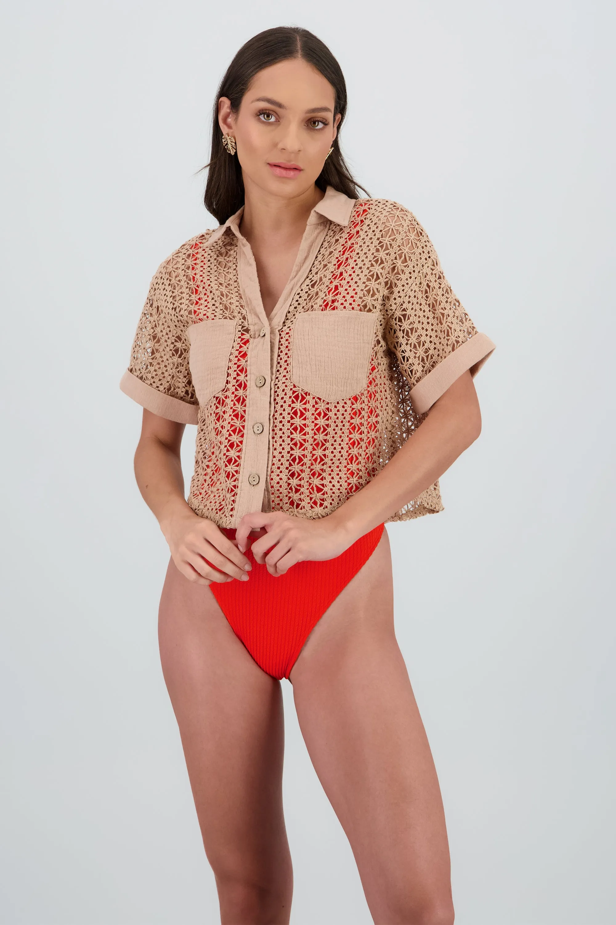 Camisa tejido crochet sold by Shasa product image thumbnail 2