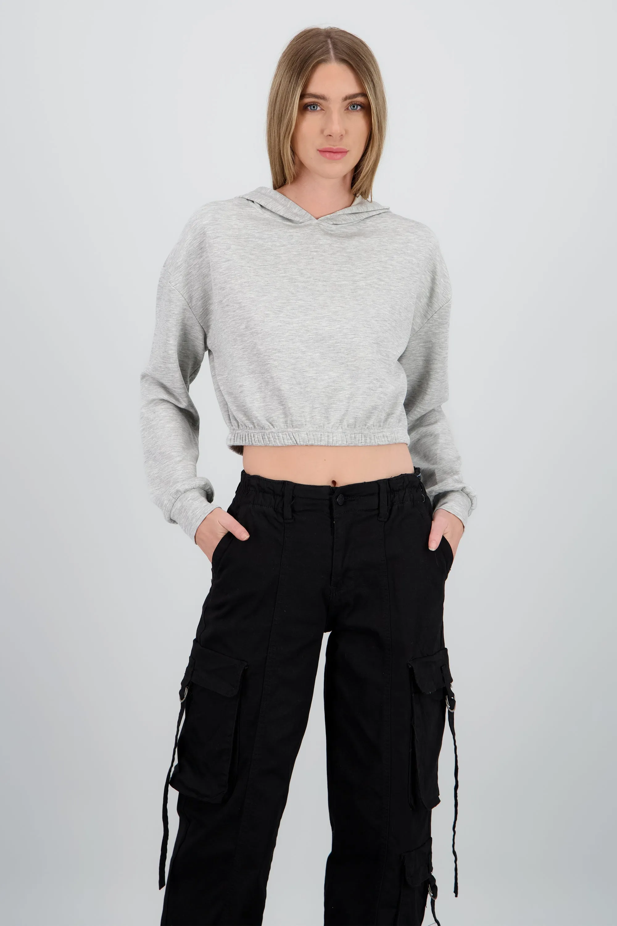 Sudadera corta lisa suave sold by Shasa product image thumbnail 2