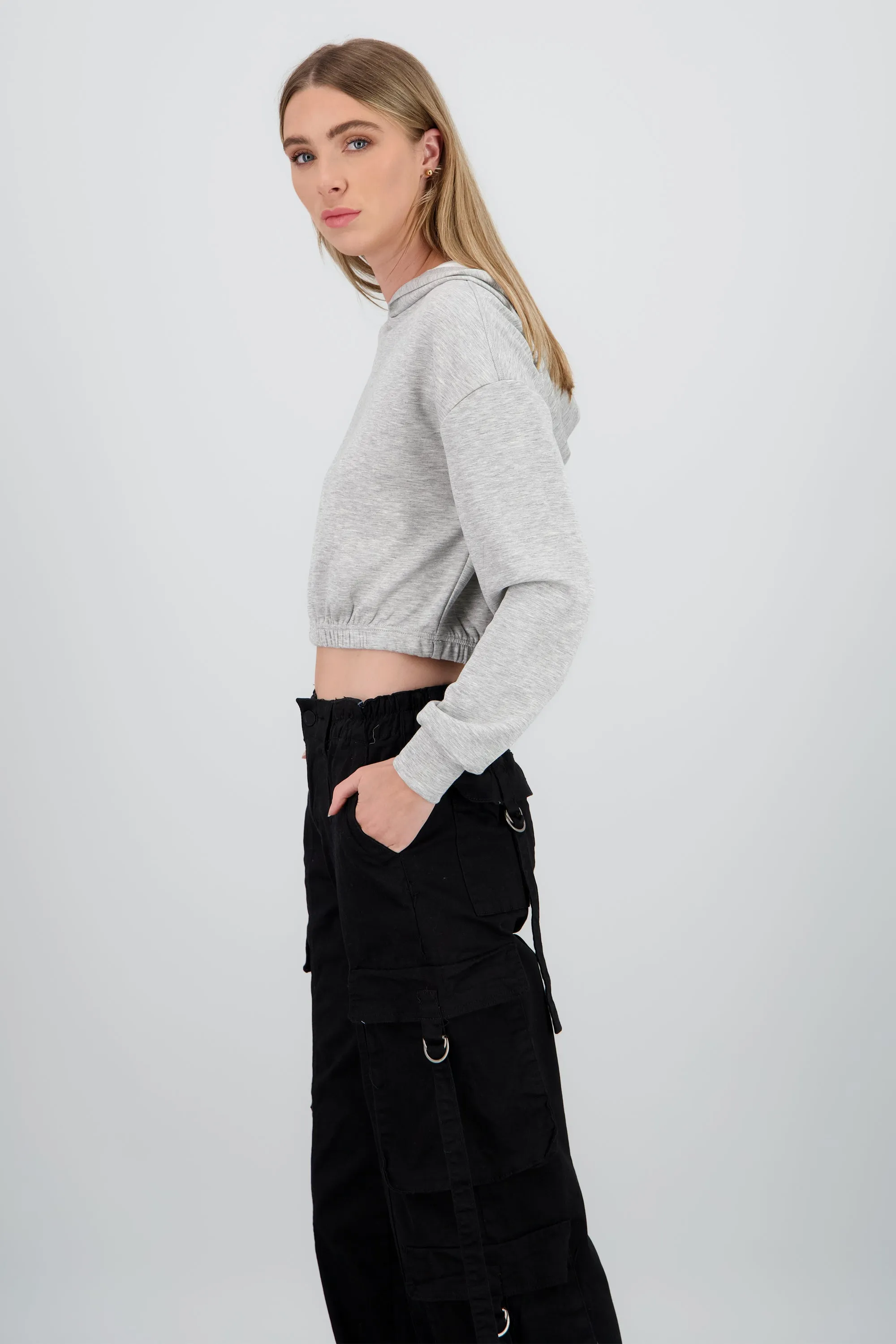 Sudadera corta lisa suave sold by Shasa product image thumbnail 3