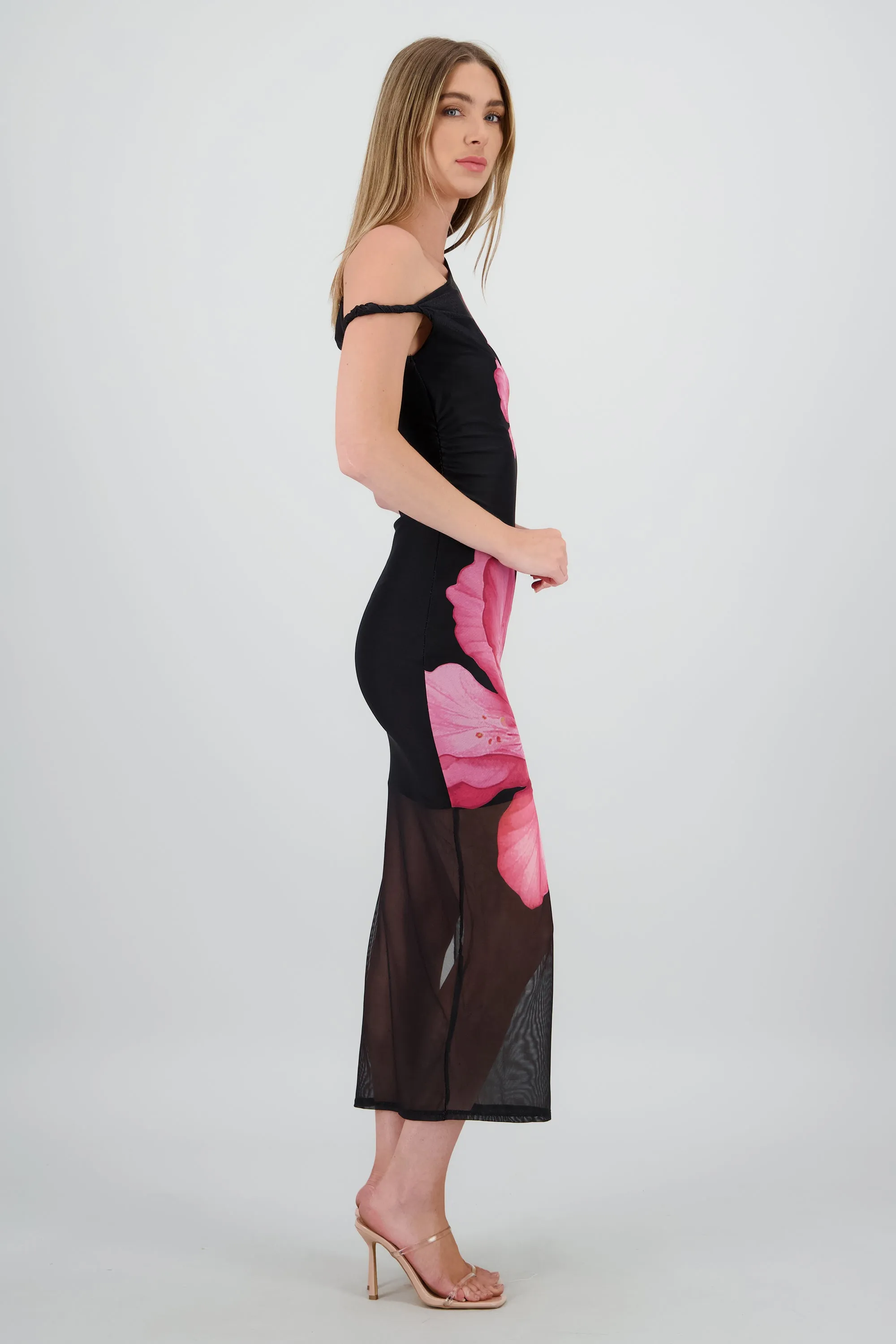 Vestido maxi detalle flor sold by Shasa product image thumbnail 3