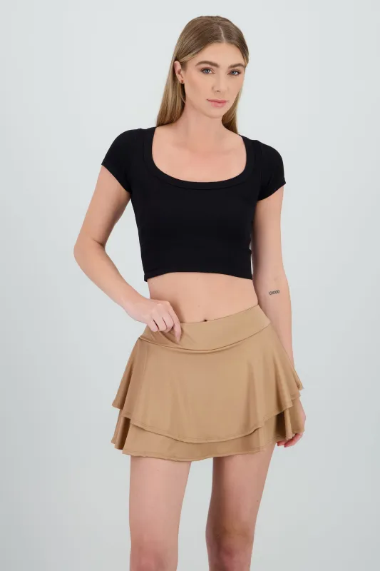 Top manga corta escote redondo sold by Shasa