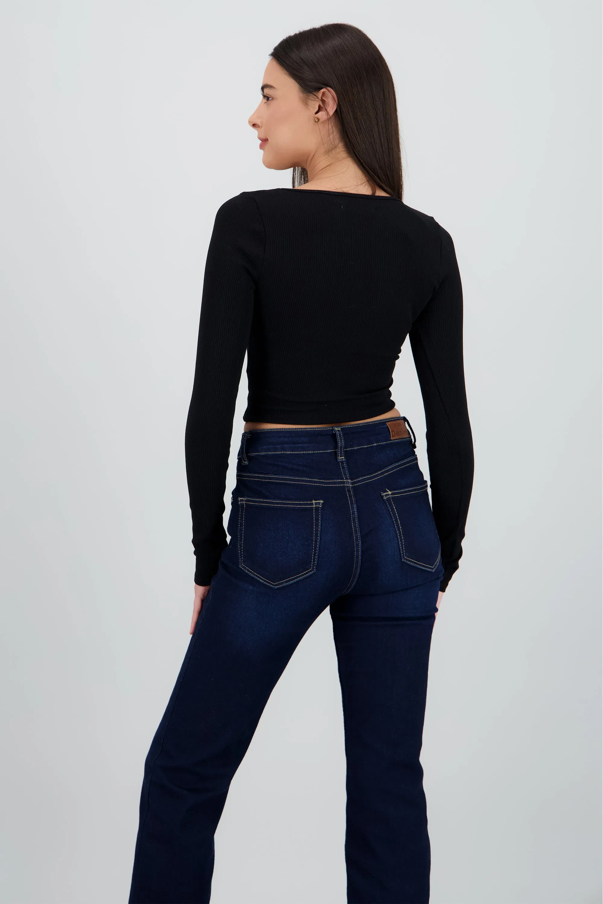 Top manga larga escote cuadrado sold by Shasa product image thumbnail 4