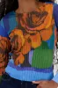Blusa mesh estampado flores digital sold by Shasa