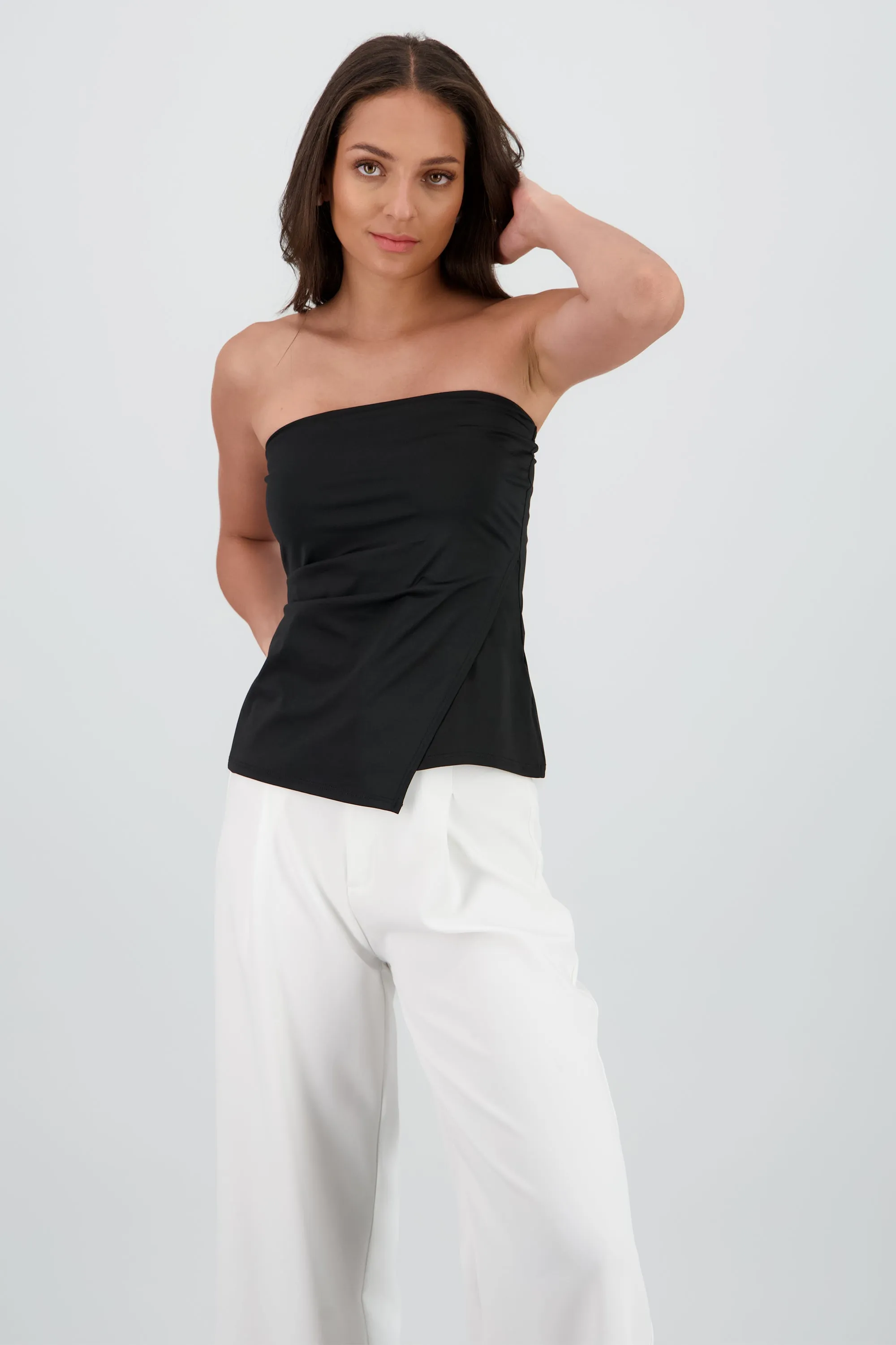 Top strapless asimetrico sold by Shasa product image thumbnail 2