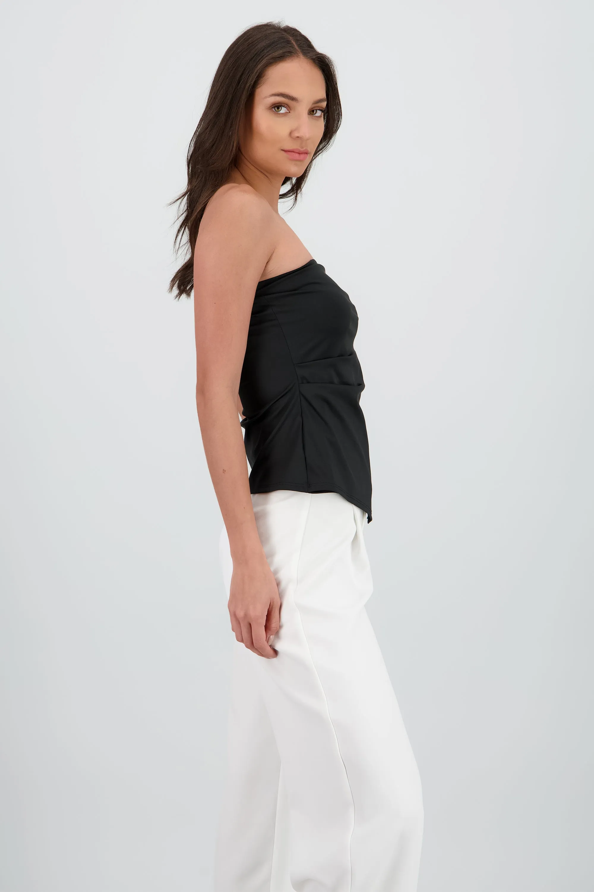 Top strapless asimetrico sold by Shasa product image thumbnail 3