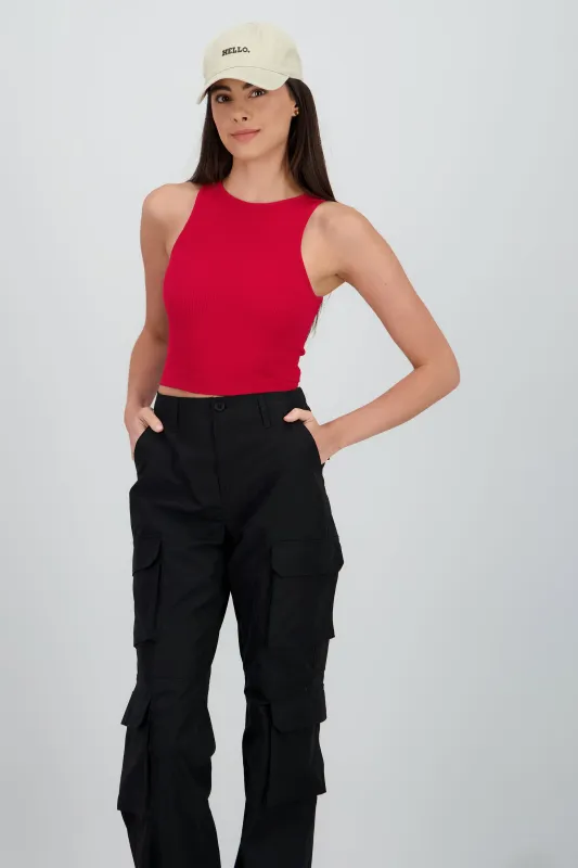 Top sin manga seamless cuello redondo sold by Shasa