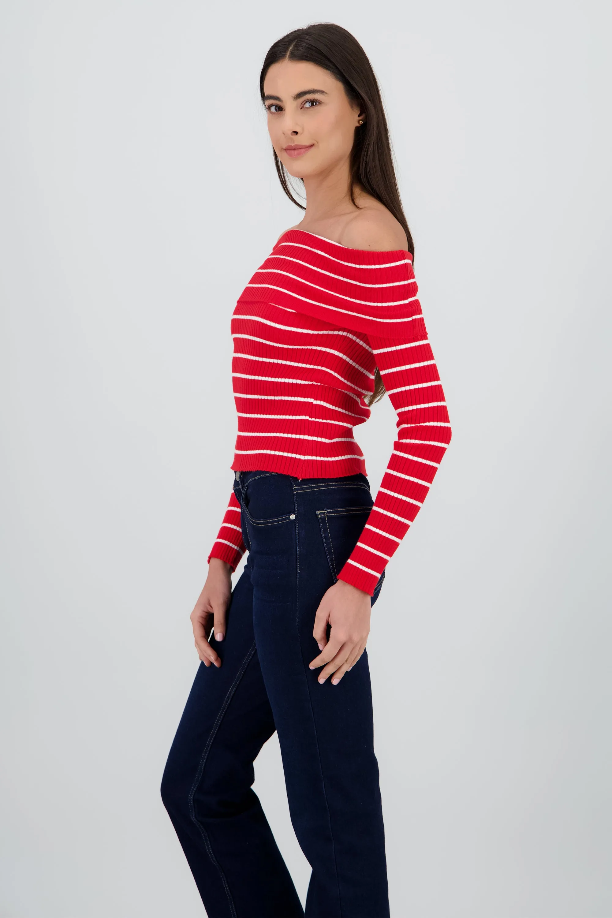 Top rayas sin hombros sold by Shasa product image thumbnail 3