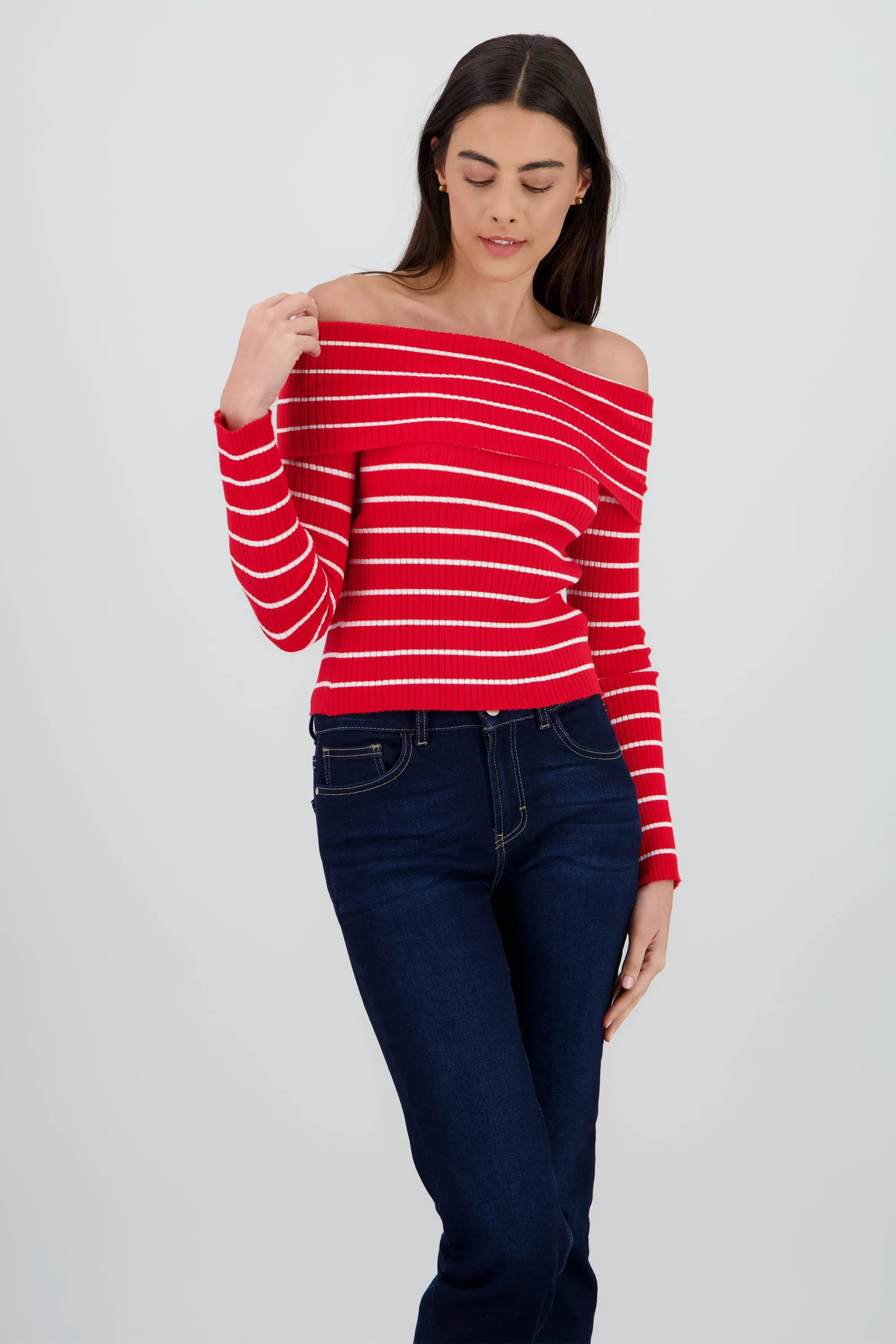 Top rayas sin hombros sold by Shasa product image thumbnail 2