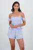 Blusa peplum estampado gingham sold by Shasa