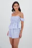 Blusa peplum estampado gingham sold by Shasa