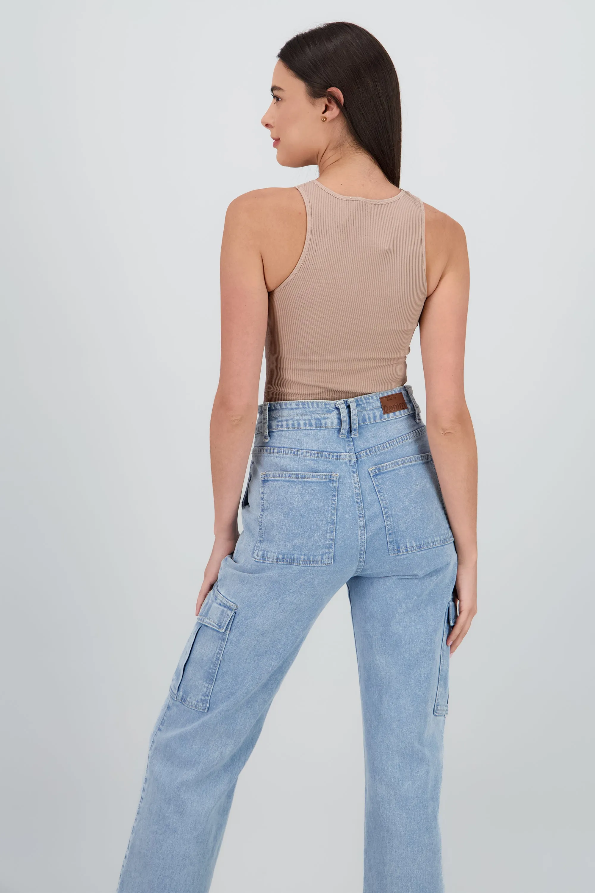 Top sin manga seamless cuello redondo sold by Shasa product image thumbnail 4