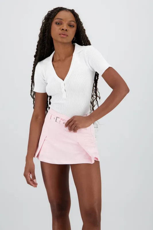 Body manga corta cuello polo sold by Shasa