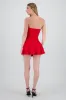 Vestido mini drapeado strapless sold by Shasa