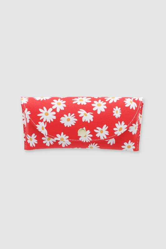 Funda para lentes print daisies sold by Shasa