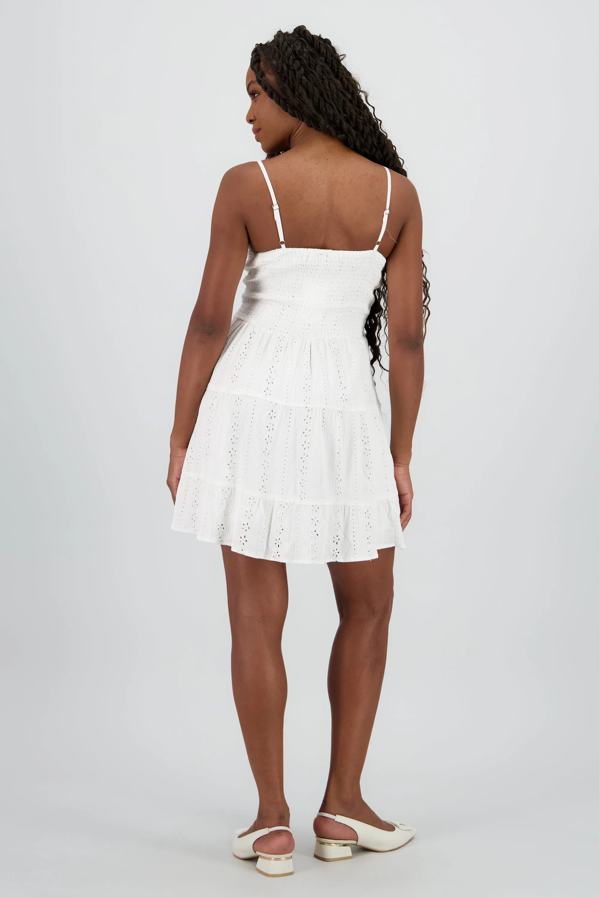 Vestido mini textura bordado detalle nudo sold by Shasa product image thumbnail 4