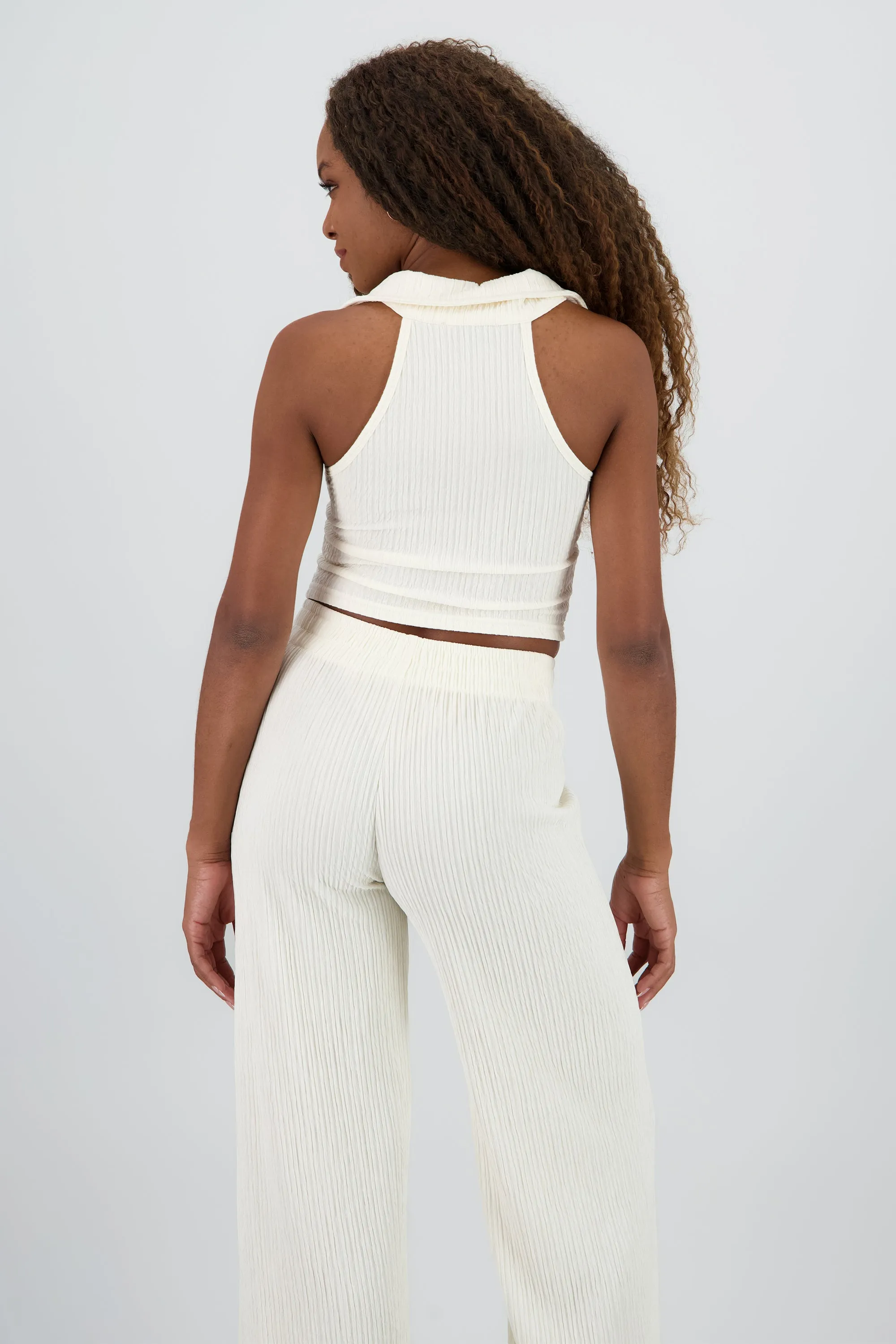 Top cierre cuello polo sin mangas sold by Shasa product image thumbnail 4