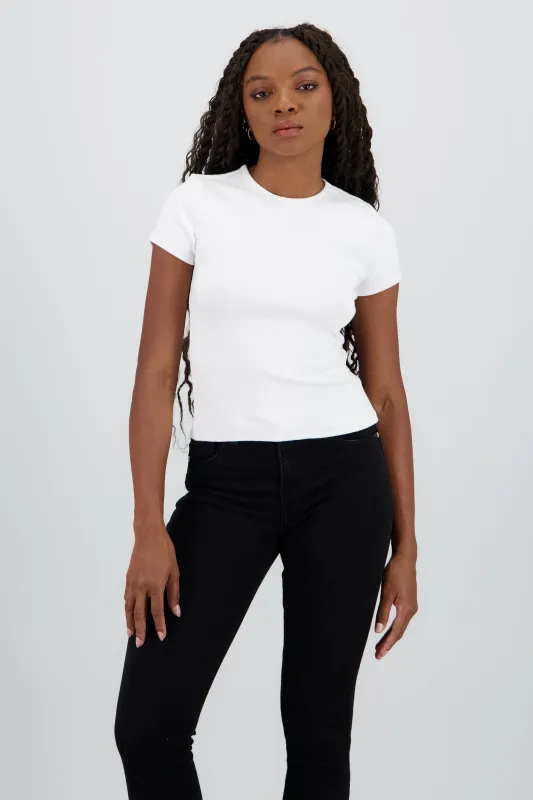 Top manga corta pointelle sold by Shasa