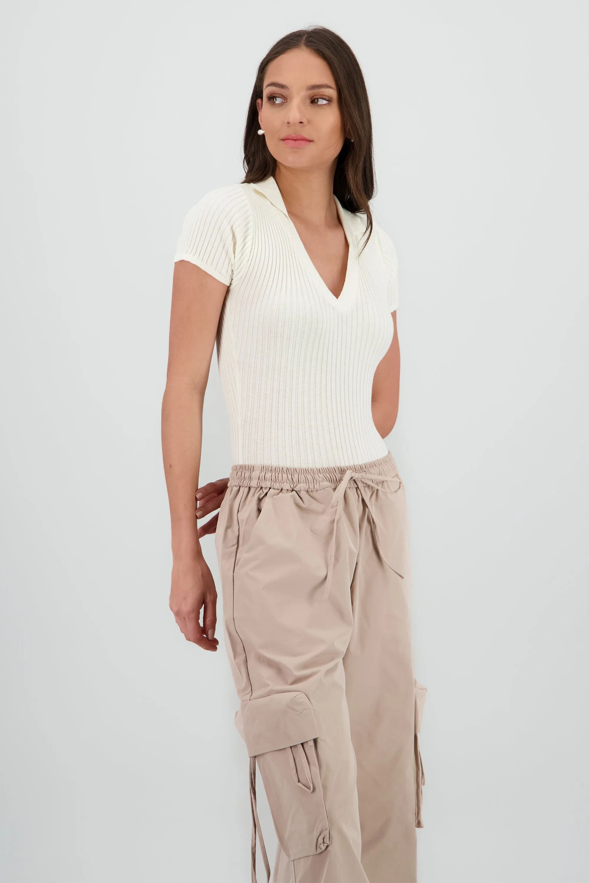 Bodysuit tejido cuello polo sold by Shasa product image thumbnail 2