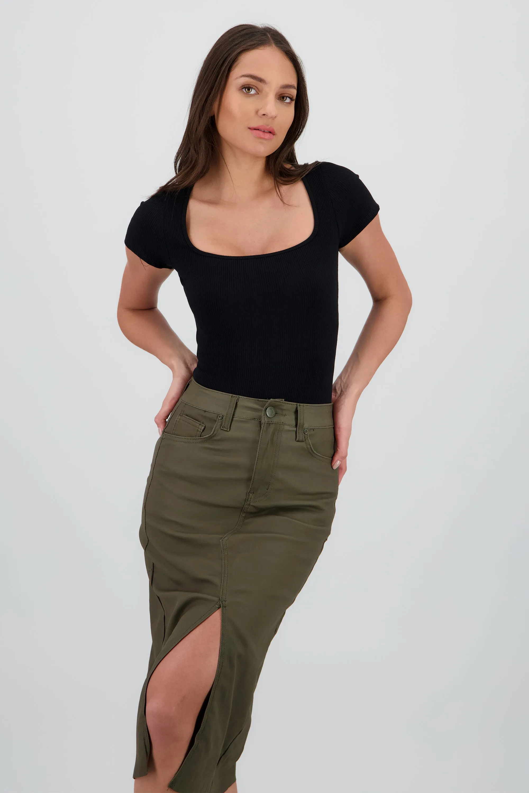 Body manga corta escote cuadrado sold by Shasa product image thumbnail 2