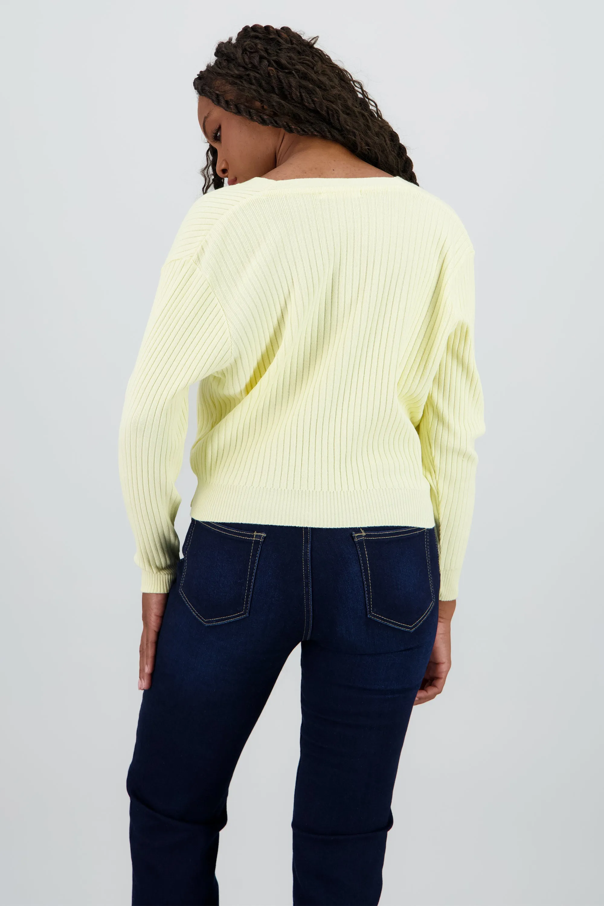 Cárdigan tejido acanalado botones sold by Shasa product image thumbnail 4