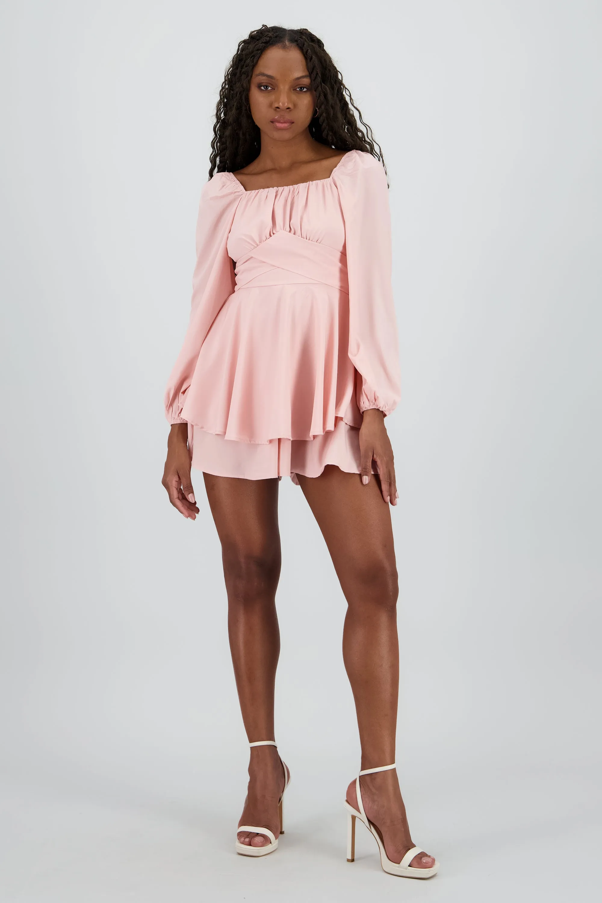 Romper liso con mangas abullonadas sold by Shasa