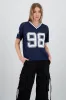 Playera over estampado numero sold by Shasa