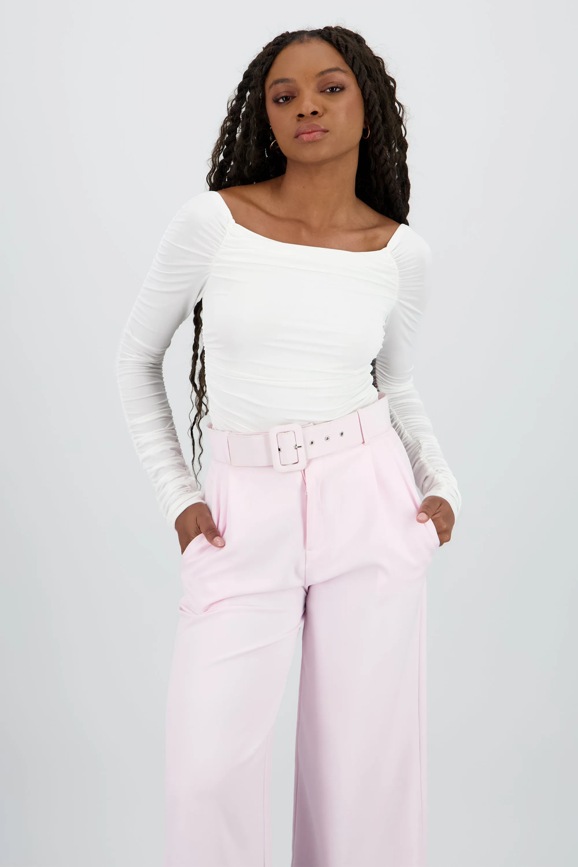 Bodysuit o/s manga plisada sold by Shasa