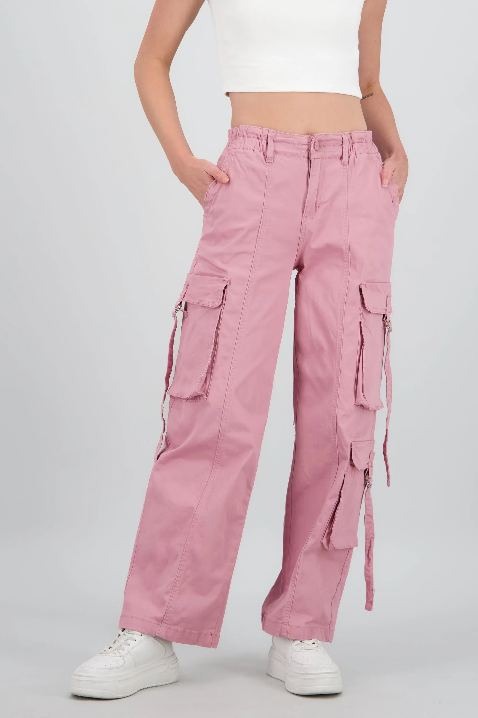 Jeans Cargo 3 Bolsas Tiras sold by Shasa product image thumbnail 2