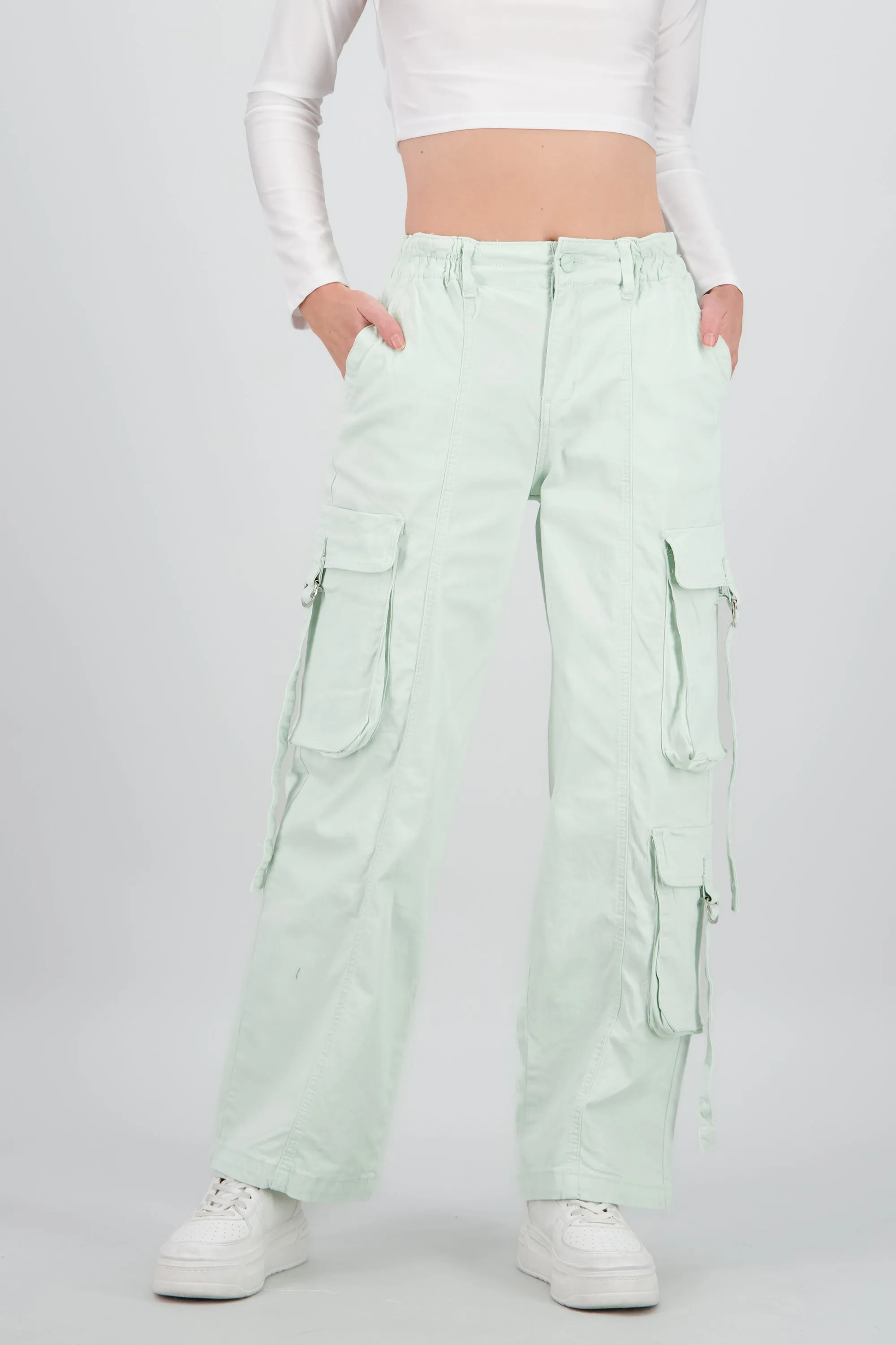 Jeans Cargo 3 Bolsas Tiras sold by Shasa product image thumbnail 2