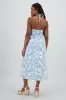 Vestido estampado halter sold by Shasa