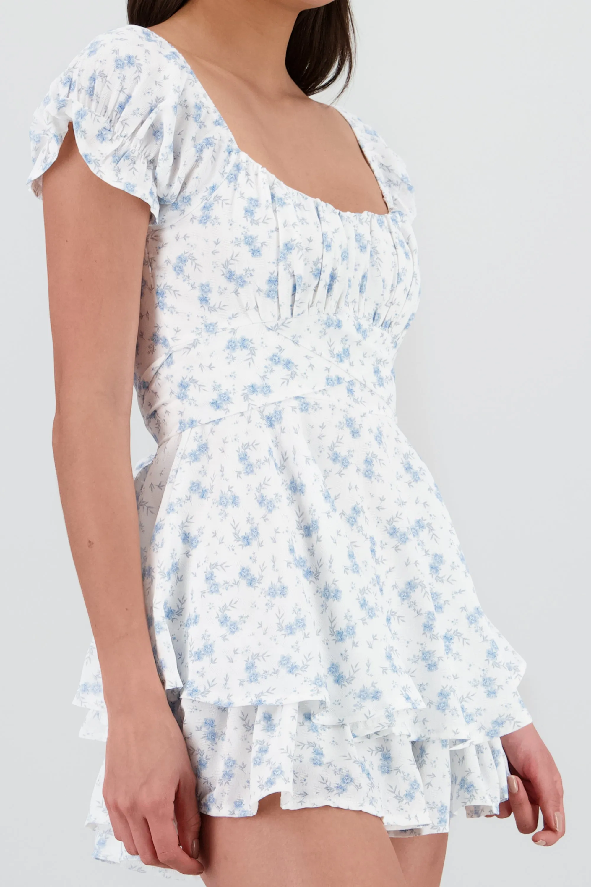 Romper manga corta olanes estampado flores sold by Shasa product image thumbnail 5