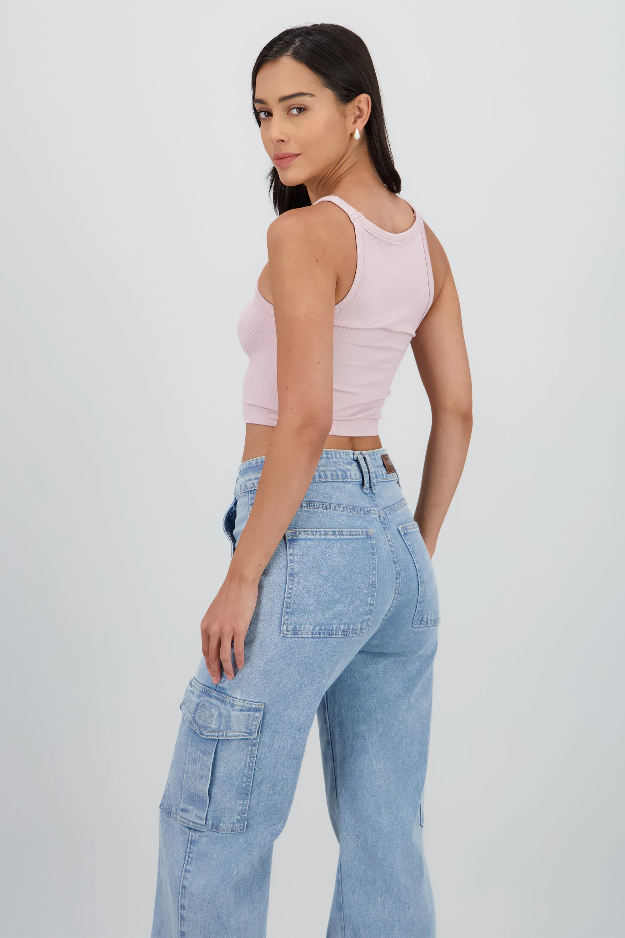 Top sin mangas cuello redondo semaless sold by Shasa product image thumbnail 4