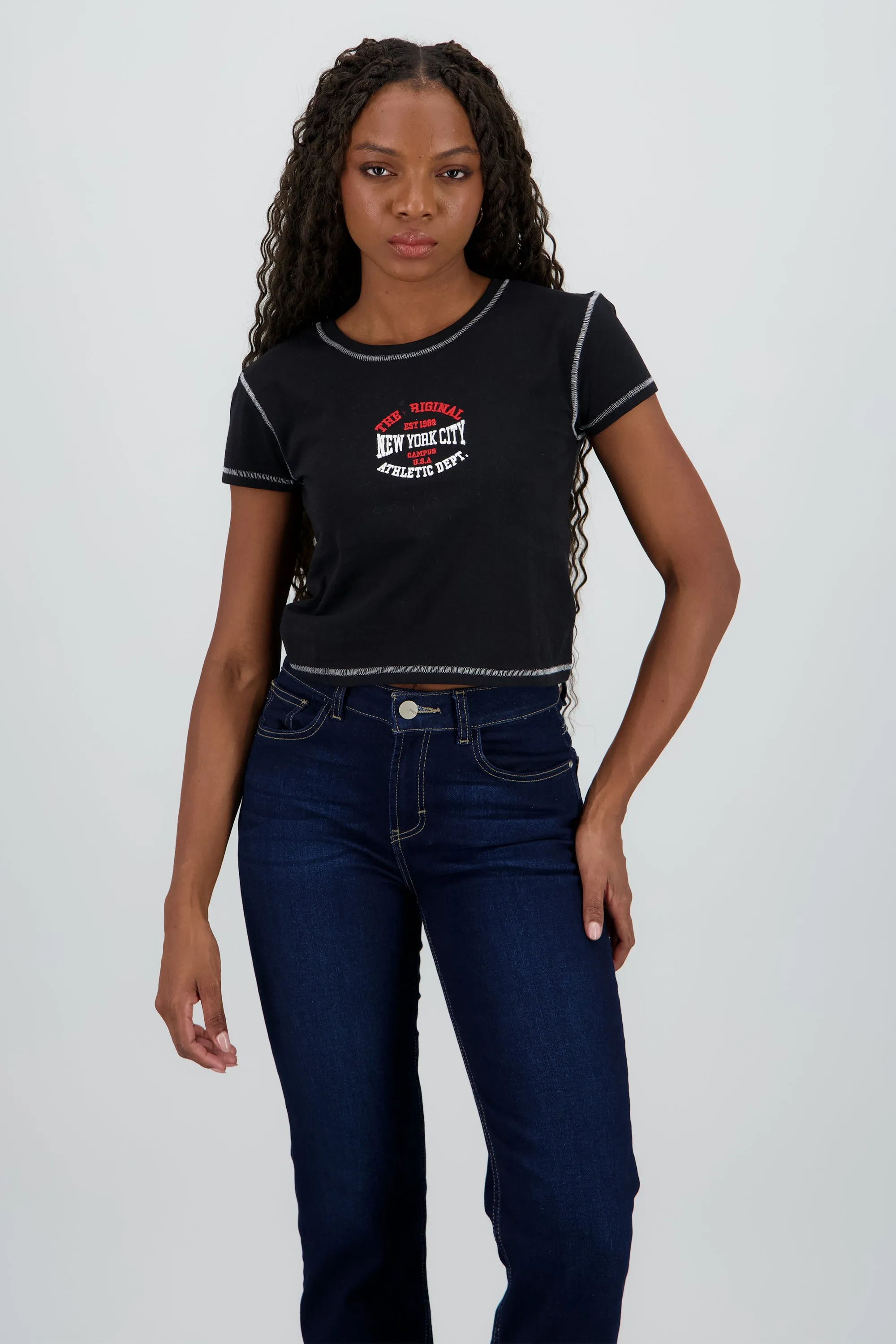 Top contraste new york city sold by Shasa