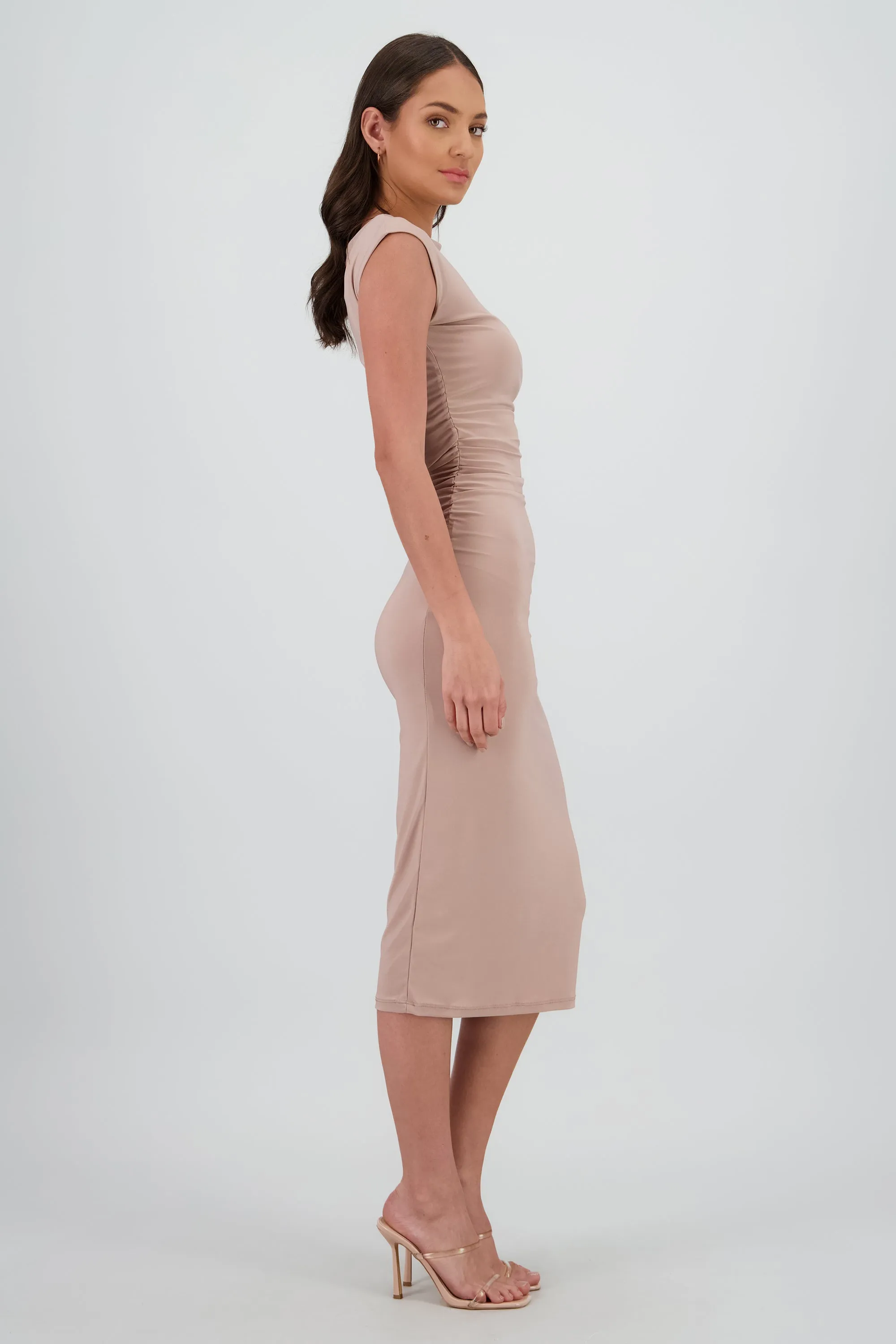 Vestido drapeado sin mangas sold by Shasa product image thumbnail 3