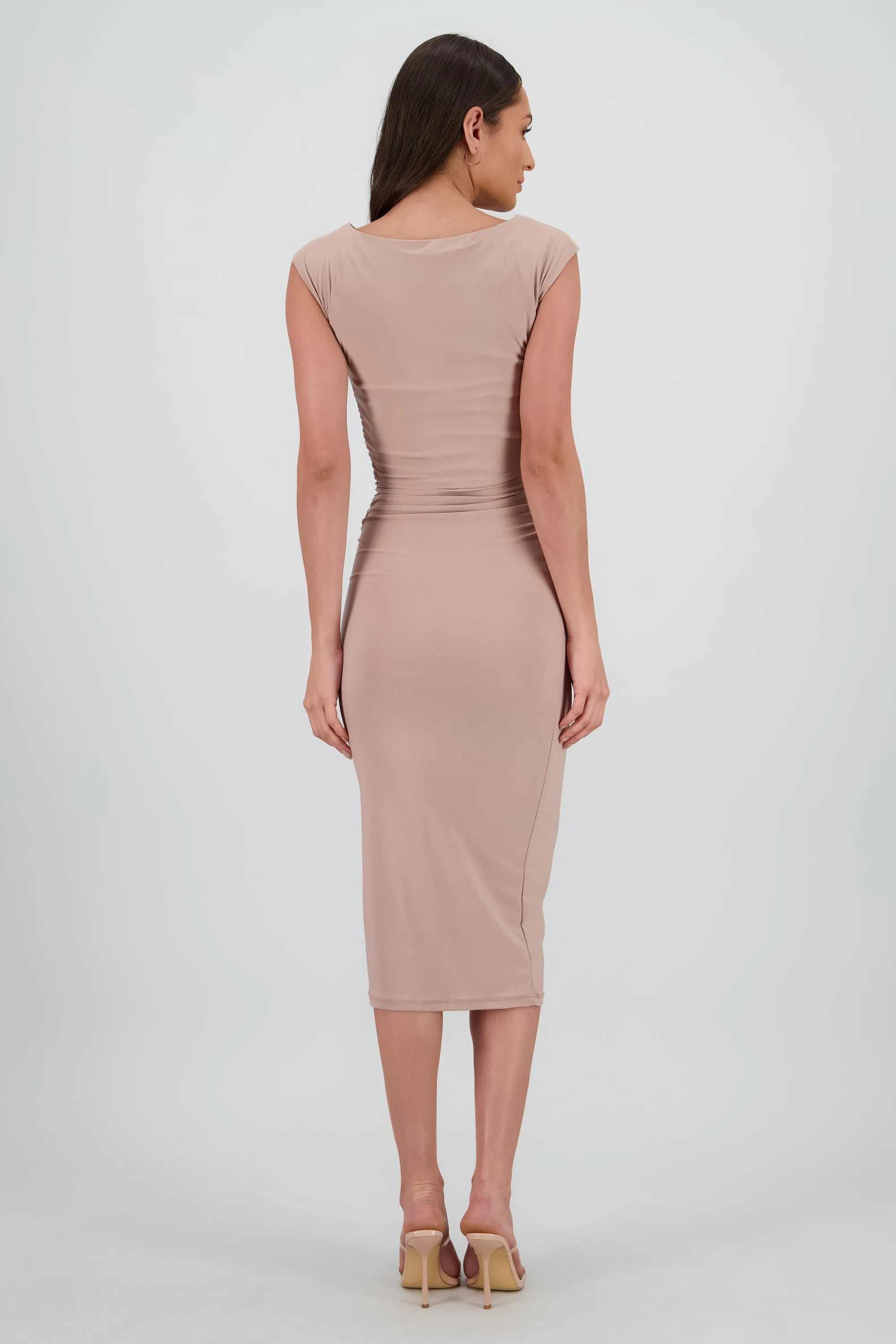 Vestido drapeado sin mangas sold by Shasa product image thumbnail 4