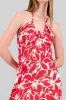 Vestido estampado halter sold by Shasa