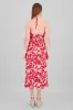 Vestido estampado halter sold by Shasa