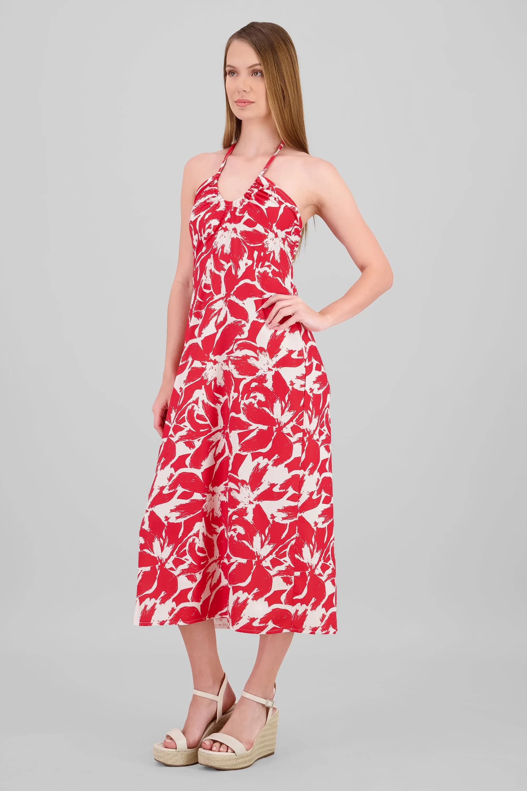 Vestido estampado halter sold by Shasa product image thumbnail 3