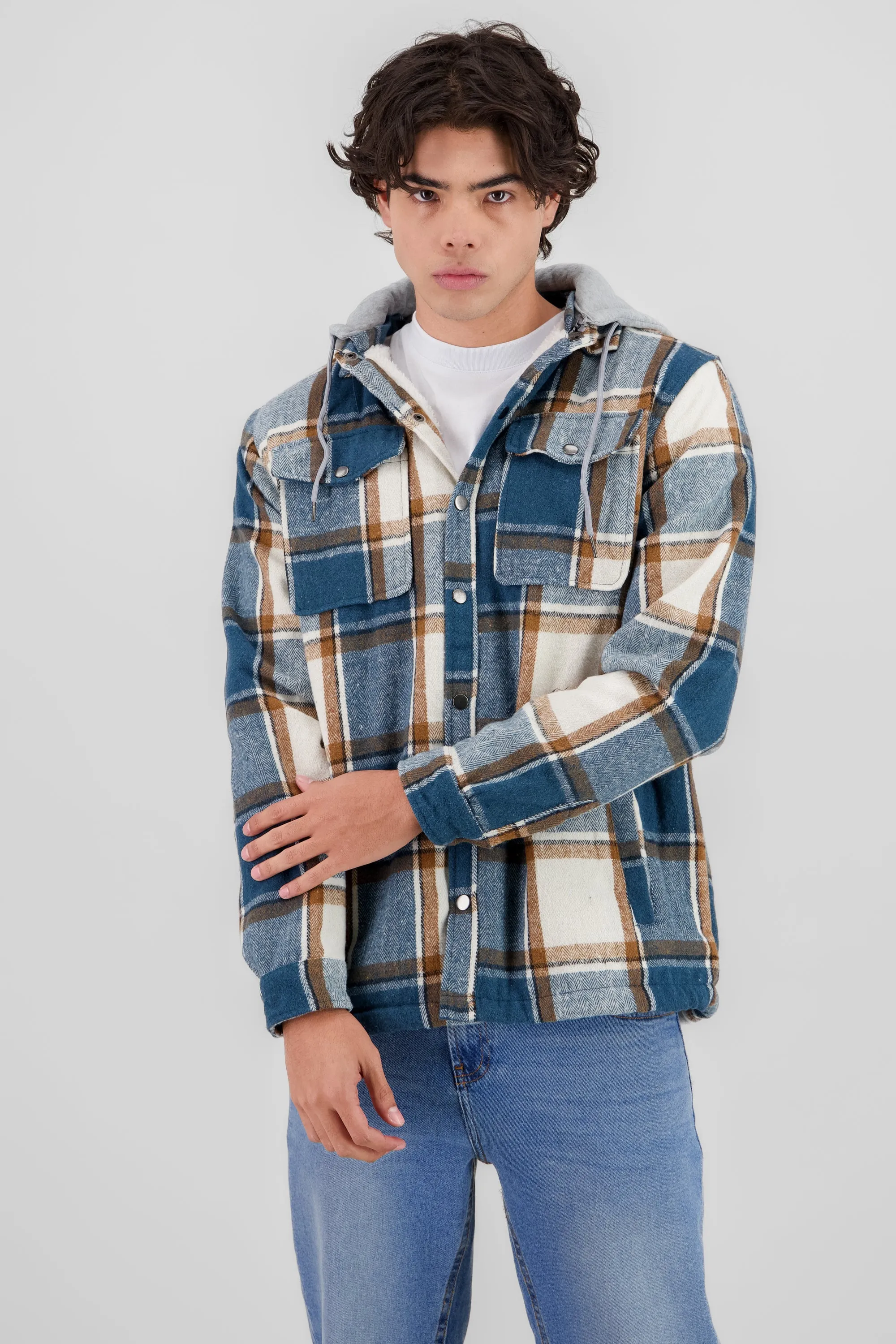 Chamarra cuadros flannel sold by Shasa product image thumbnail 2