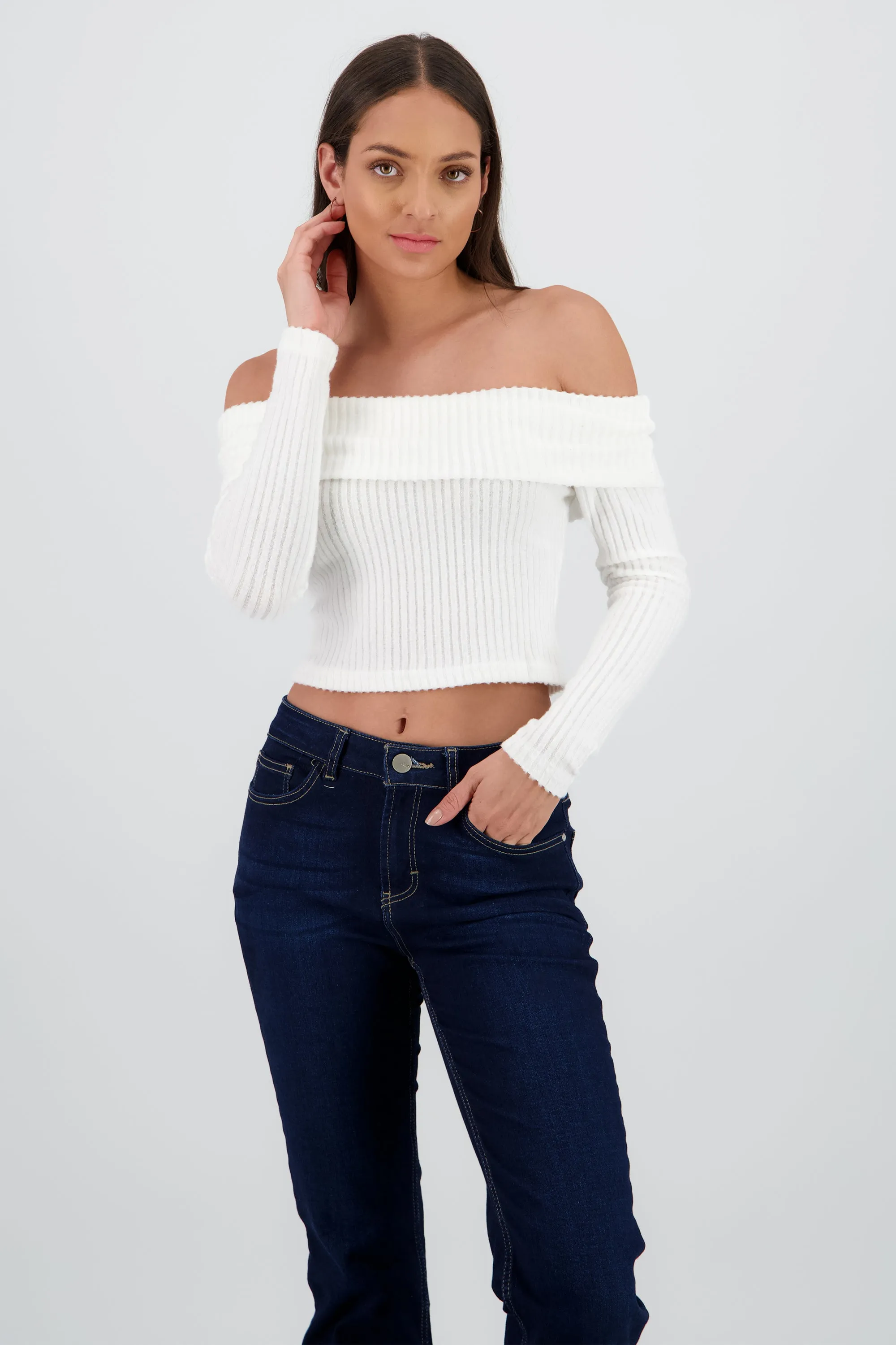 Top off shoulder liso tipo rib sold by Shasa product image thumbnail 2