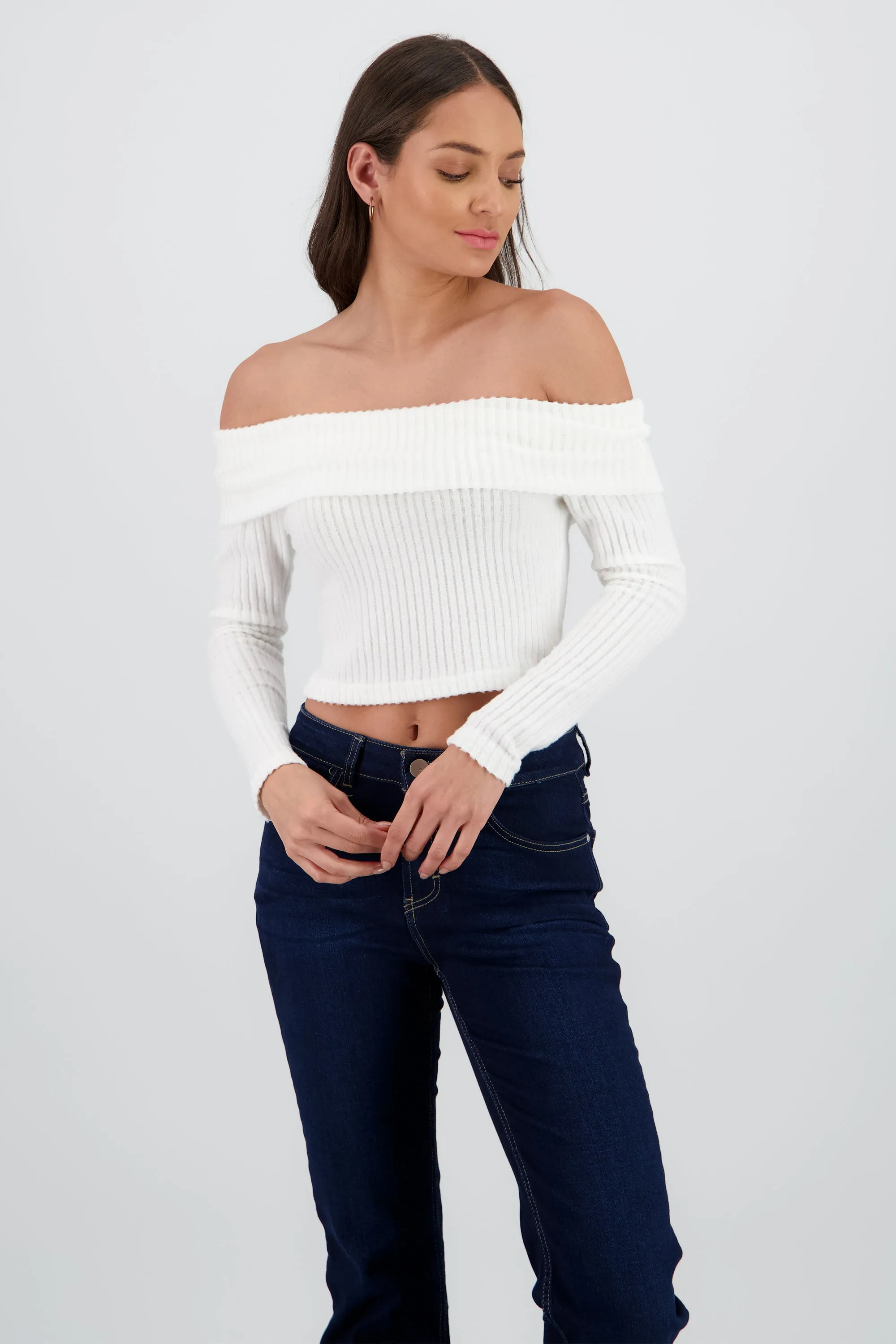 Top off shoulder liso tipo rib sold by Shasa