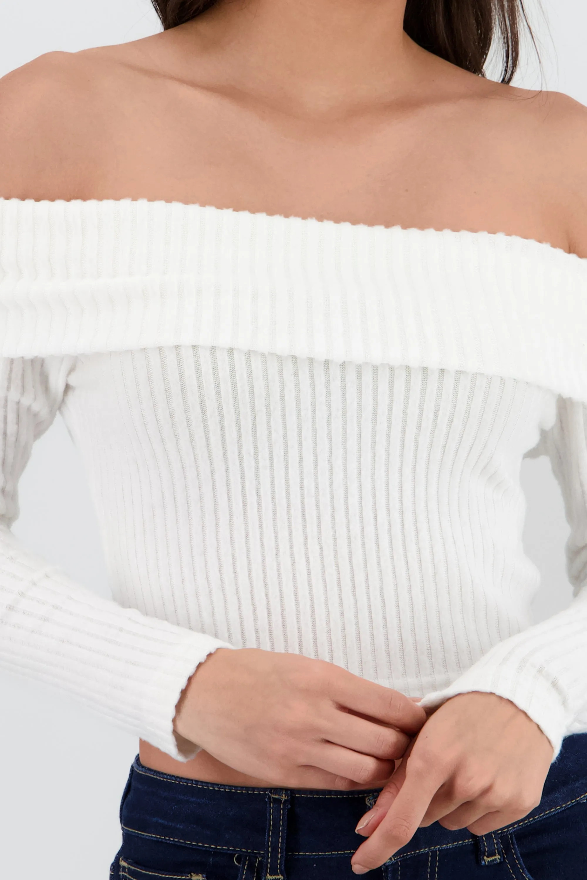 Top off shoulder liso tipo rib sold by Shasa product image thumbnail 5