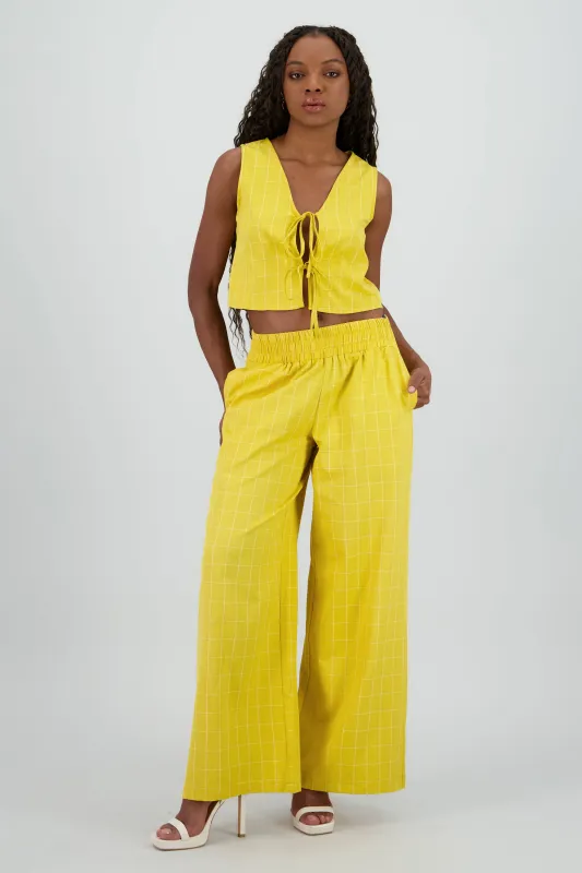 Pantalon amplio fluido wide leg sold by Shasa