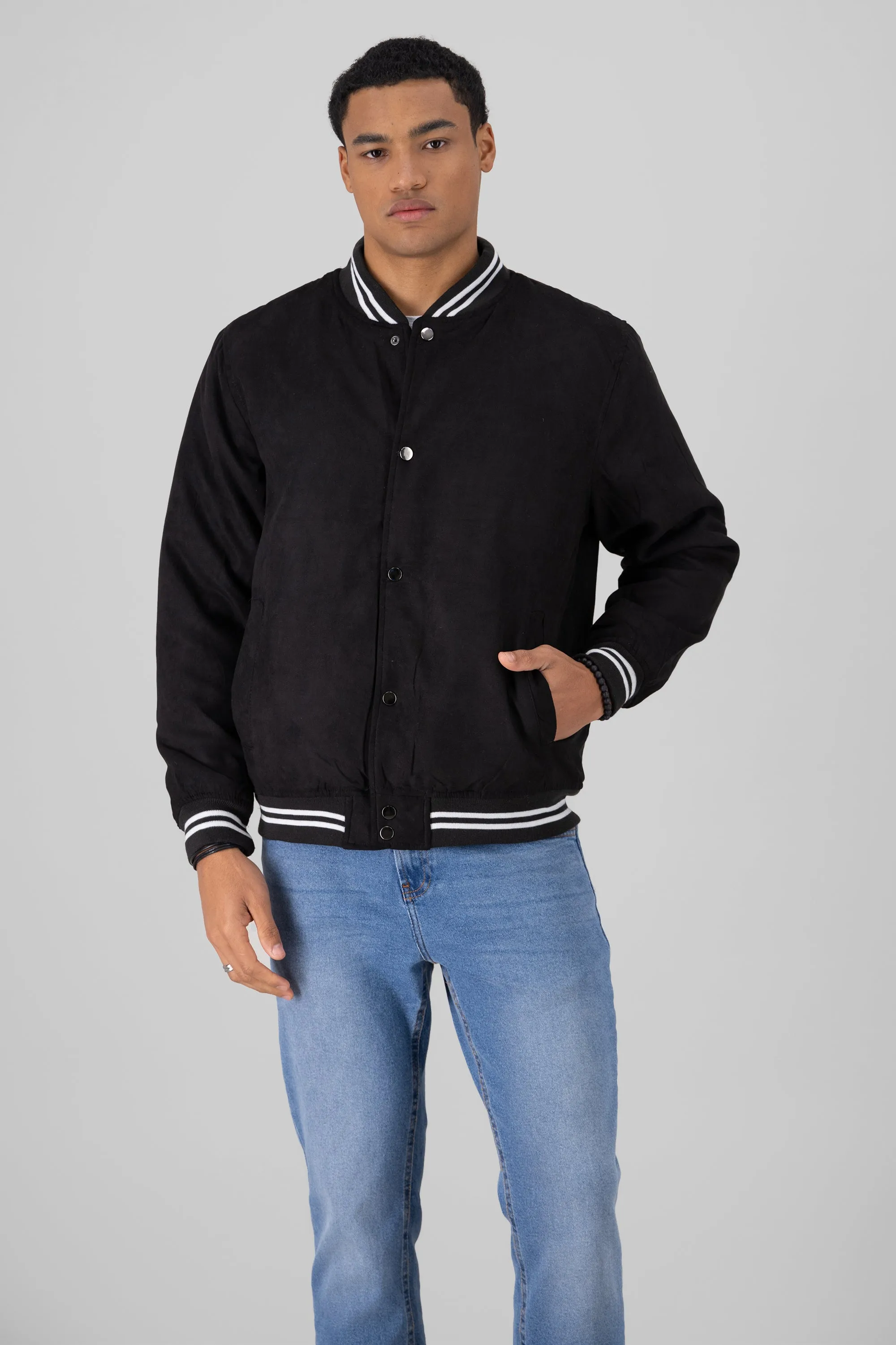 Chamarra varsity suede sold by Shasa product image thumbnail 2