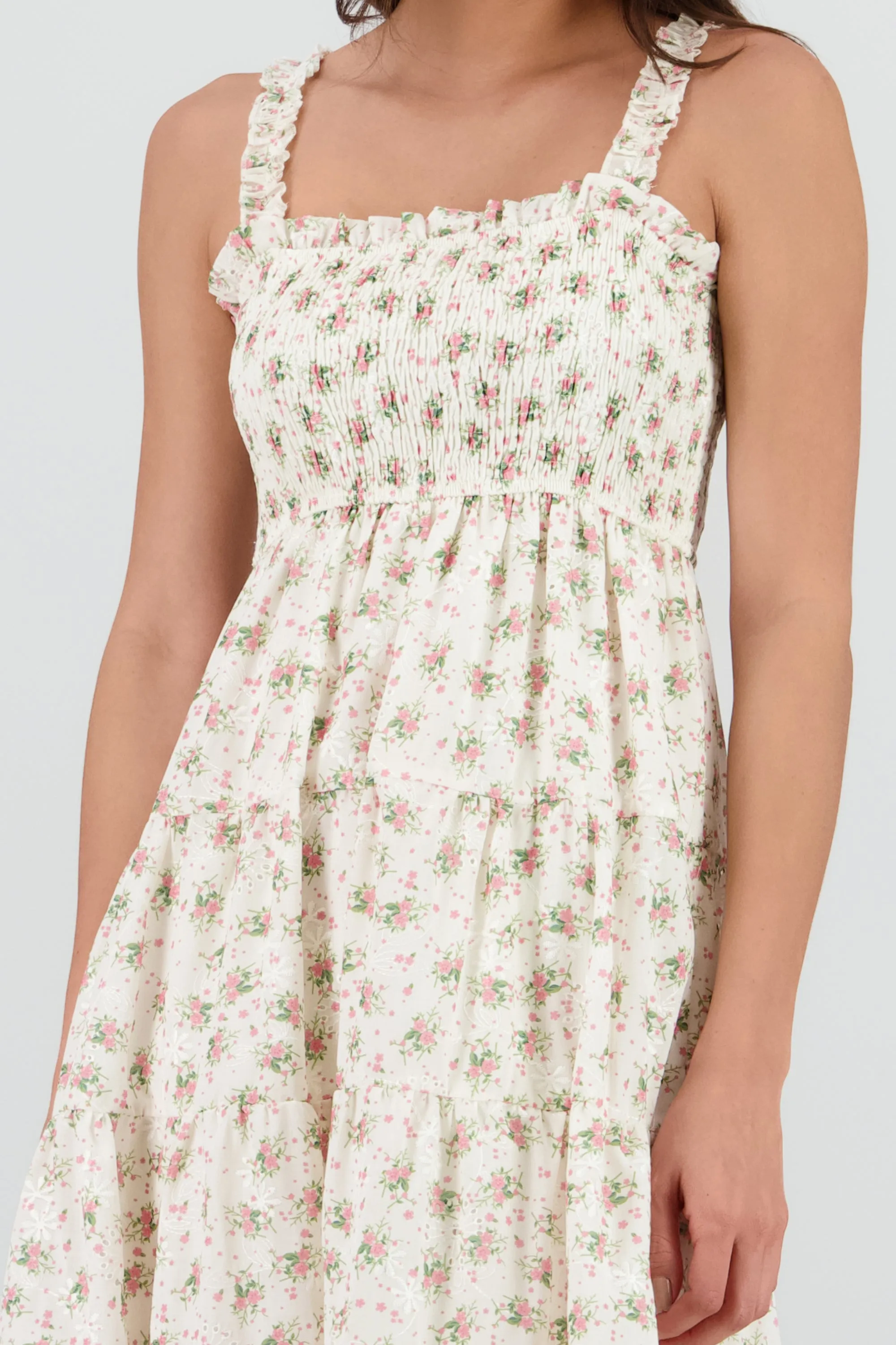 Vestido maxi bordado flores sold by Shasa product image thumbnail 5